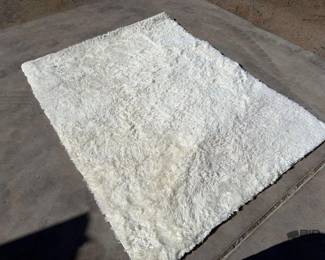 4026 White Area Rug