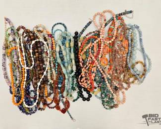 1000 Beaded Necklaces with Sterling Silver Clasps
