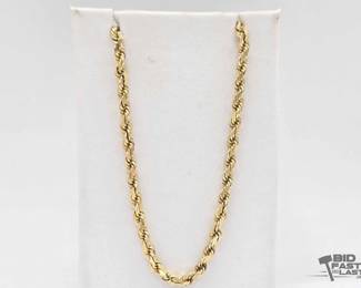 701 14kt Gold Bracelet, 7.8g