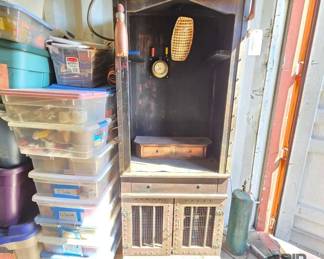 4700 Artistic Steampunk Bar Cabinet