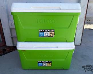 4000 2 48 Quart Igloo Coolers