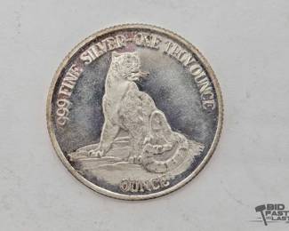1258 .999 Silver Coin 1ozt