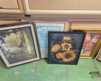 6058 4 Decortive Paintings
