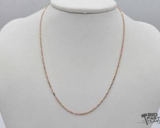 719 14 kt Gold Chain Necklace 1.5g