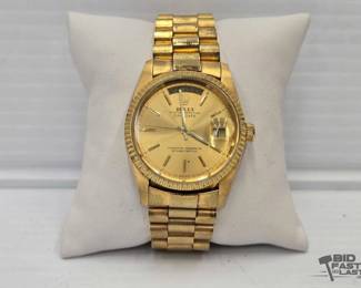 1100 NOT AUTHENTICATED Rolex Oyster Perpetual Day Date Watch