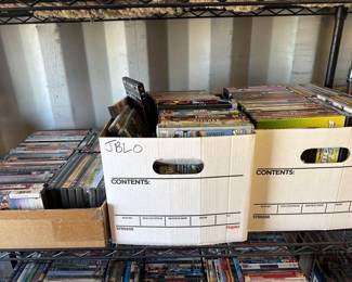 4020 3 Boxes of DVDS