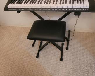Alexis Talent61 electric keyboard with stool,headset and microphone