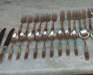 Rogers silverware set