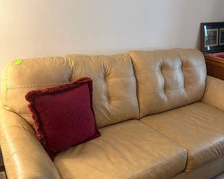 Leather couch $125