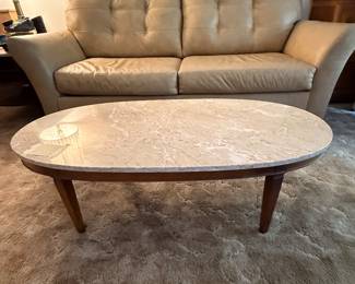 Italian marble coffee table from Lentz furniture store