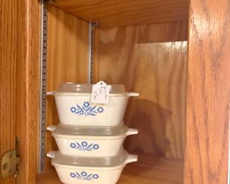 Lots of vintage Corningware