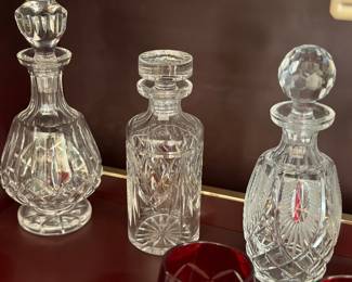 Crystal decanters