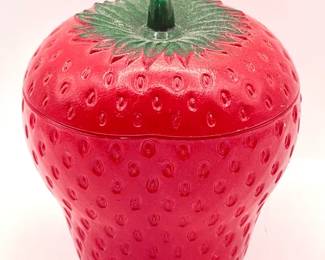 Vintage Strawberry Jelly Jar