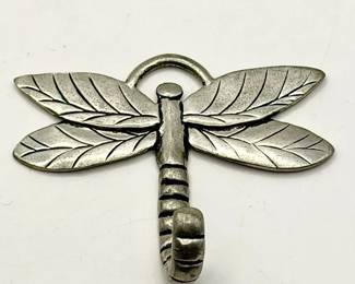 Signed Metal Dragonfly Hook
