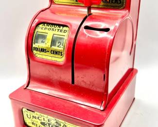 Uncle Sam’s 3 Coin Register Bank — Vintage