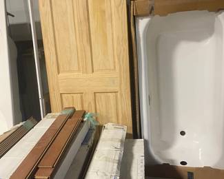 New 8 ft solid wood doors, kohler bathtub, new wood flooring