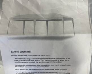 10x20 New Canopy white top