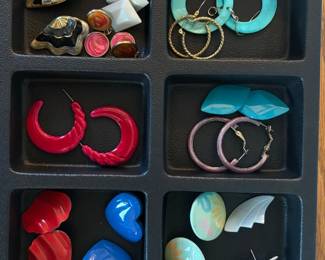 1980’s earring assortment