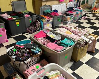Thousand of cute children’s clothing items