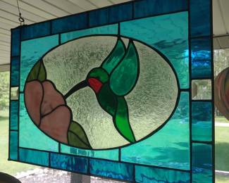 Just one of a few stained glass pieces