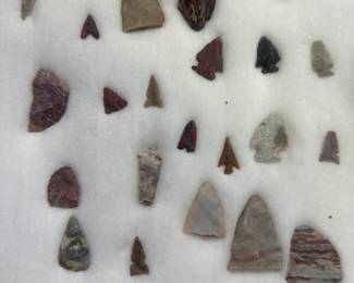 Alibates Flint Arrowheads c. 1960 Reproduction – Complete Collection