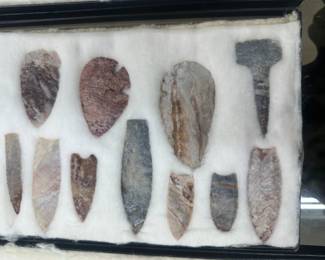 Alibates Flint Arrowheads c. 1960 Reproduction – Complete Collection