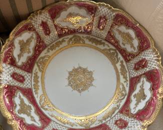 Antique hand painted Nippon serving bowl