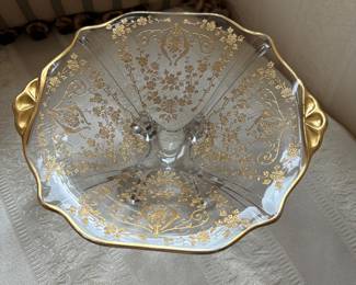 Vintage Venetian glass bowl