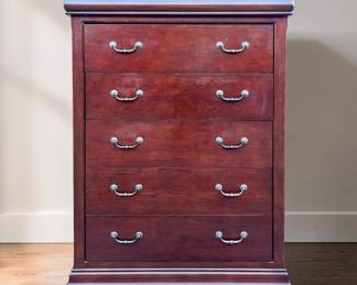 Cognac Tall Dresser