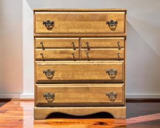 Birchfront Nevamar Tall Vintage Dresser