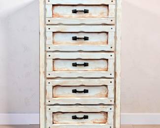Country Style Tall Dresser