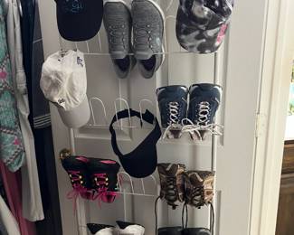Sketchers and lots of flip flops