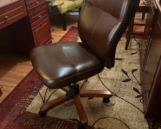Leather office chair