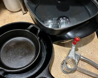 Cast iron skillets