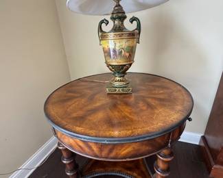 Large round table