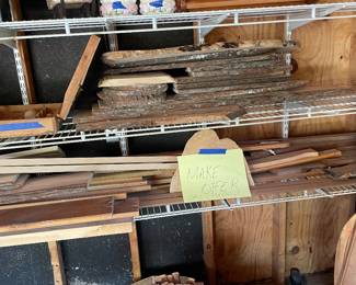 Lots of craft wood and lumber