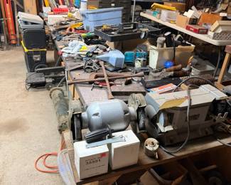 Hand tools and bench grinders