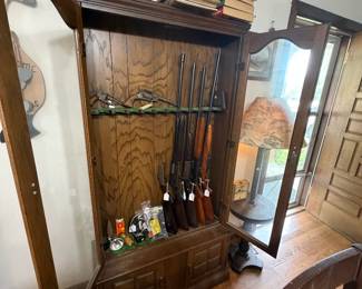 Antique shotguns and parts