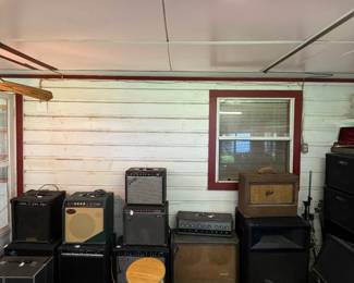 Vintage amps including early Gibson tube amp. all in working condition