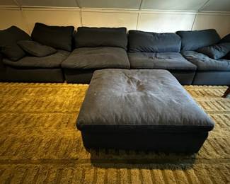 Bob's Cloud Couch and Ottoman