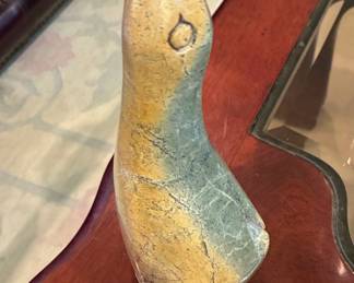 Carved Stone Figurine Bird