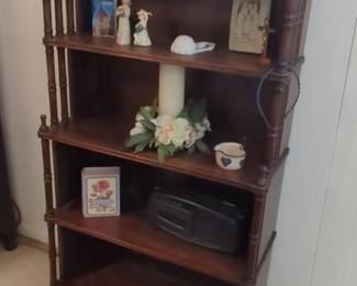 Victorian Style Etagere Bookcase