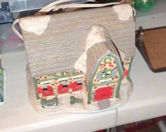 Department North Pole Series Reindeer Barn