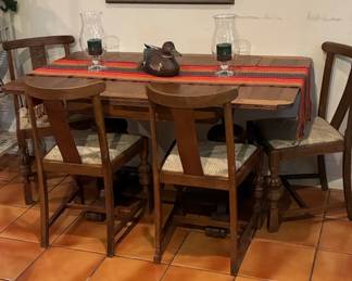 Dining table with chairs