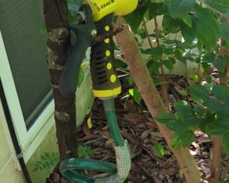 Dramm Coiled Garden Hose with Sprayer Nozzle second image