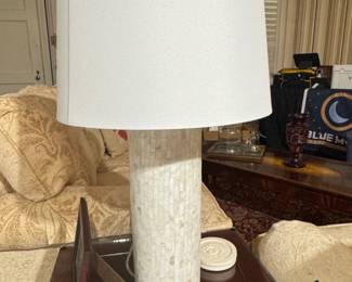 Mother of Pearl Mosaic Table Lamp