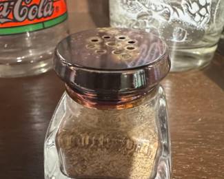 Glass Salt Shaker with Metal Top