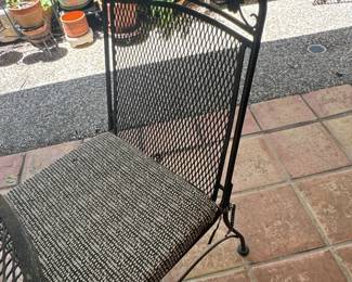 Woodard Wrought Iron Patio Dining Set second image