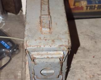 Vintage Metal Ammunition Can