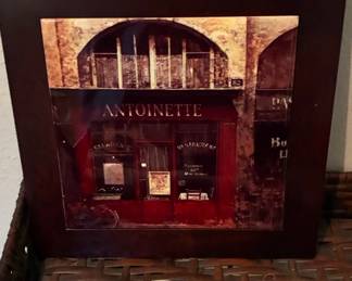 Framed Print of Parisian Cafe Antoinette by Chiu Tak Hak